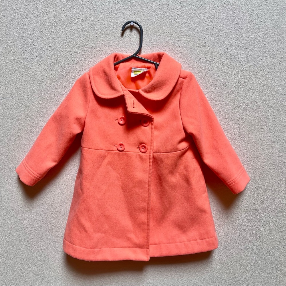 Crazy 8 Baby Girl Coral Peacoat 18 - 24 months
